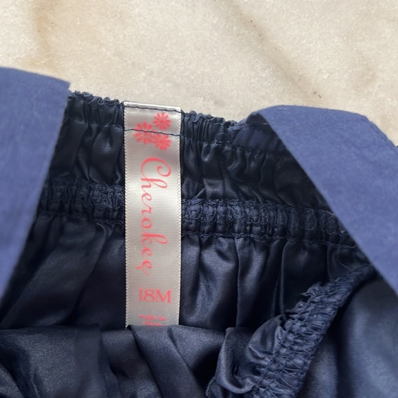 Gap Baby Oshkosh Girl 18/24 months Eyelet Dress Bundle of 3 Red Blue - Picture 7 of 12